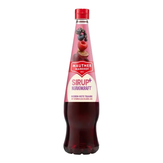 Sirup+ Pohoda bobuloviny a hroznové víno s vitamínem B1 a B6