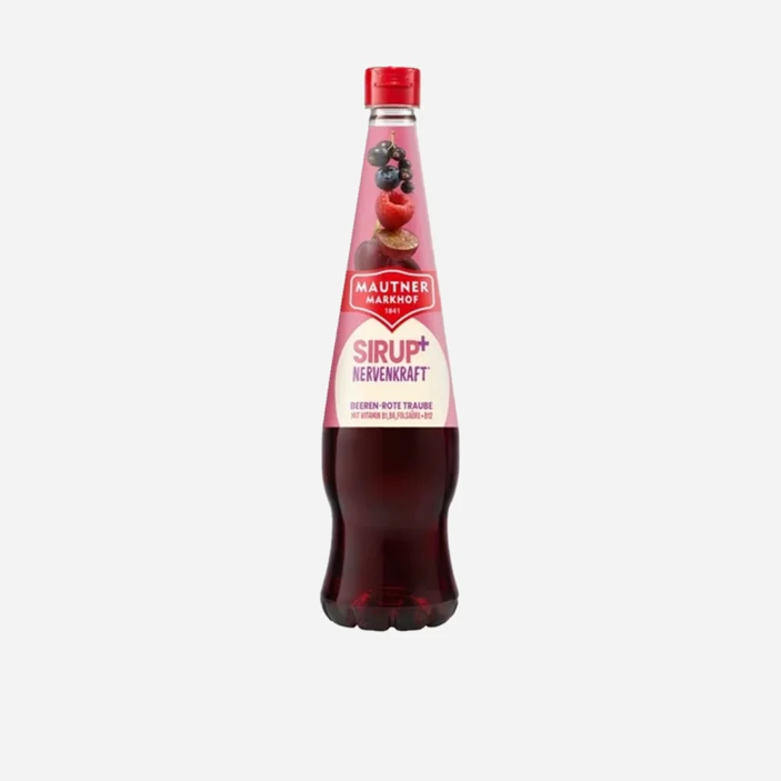 Sirup+ Pohoda bobuloviny a hroznové víno s vitamínem B1 a B6