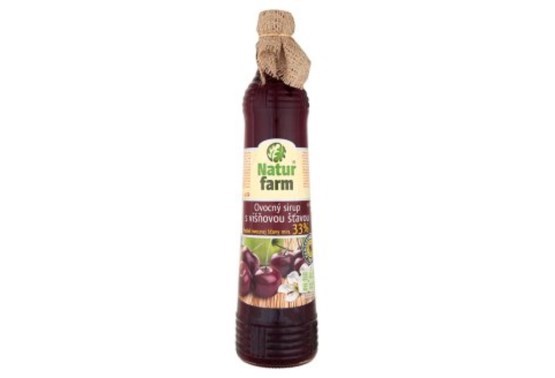 Sirup višňa min. 33%