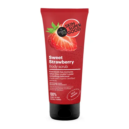 Skin super good Tělový peeling sladká jahoda