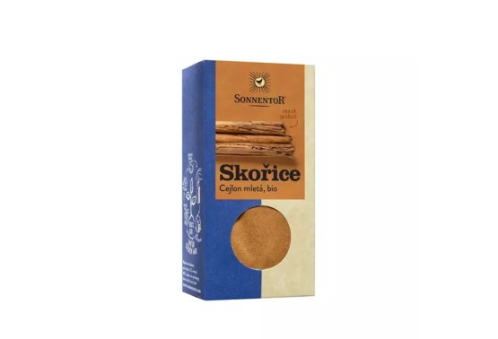 Škorica mletá bio