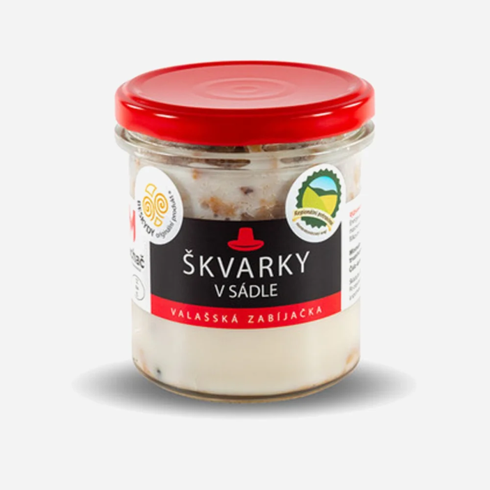 Škvarky v sádle