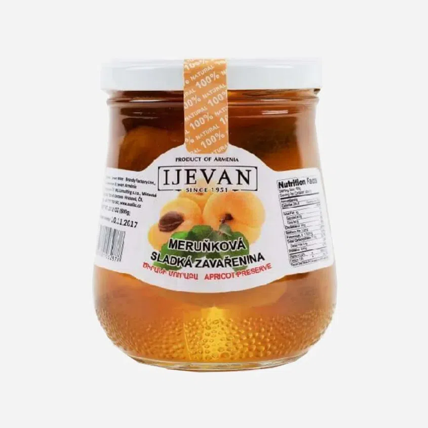 Sladká meruňková zavařenina