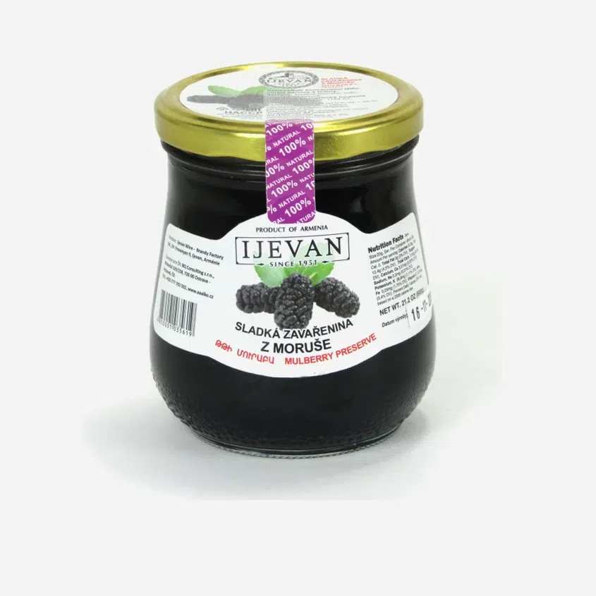 Sladká zavařenina z moruše