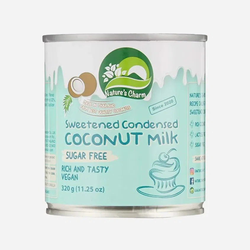 Slazené kokosové kondenzované mléko se sladidly