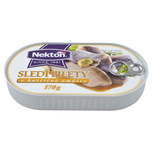 Sledí filety v hořčičné omáčce