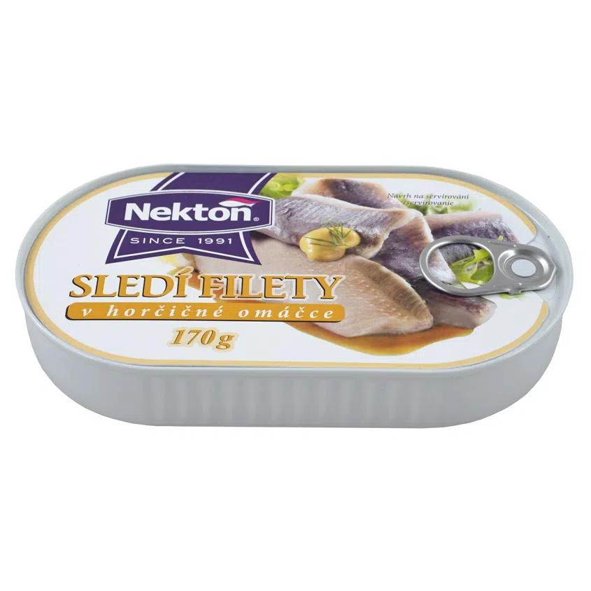 Sledí filety v hořčičné omáčce