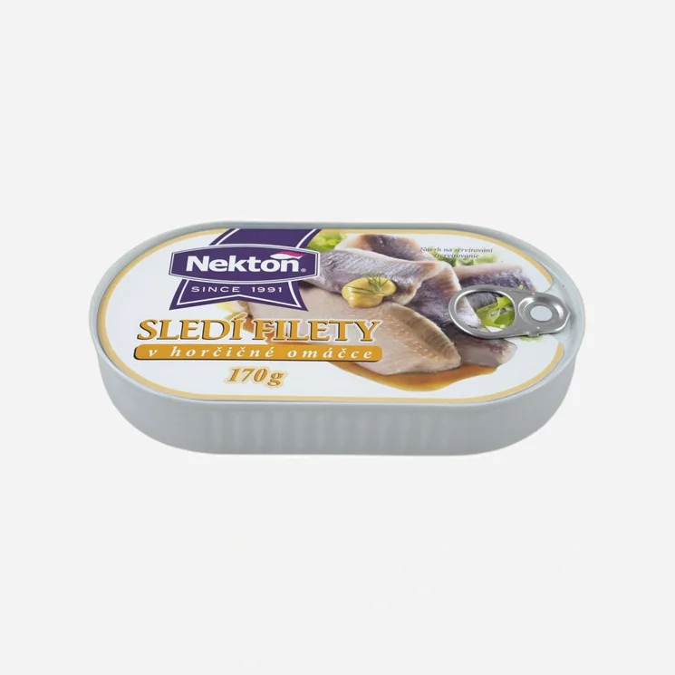 Sledí filety v hořčičné omáčce