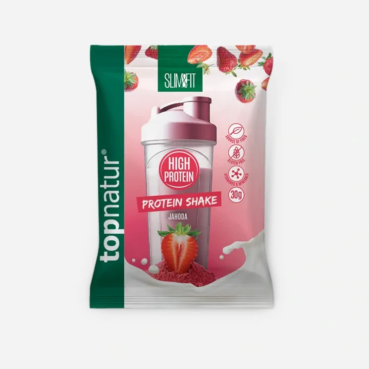 Slim and fit protein shake jahoda