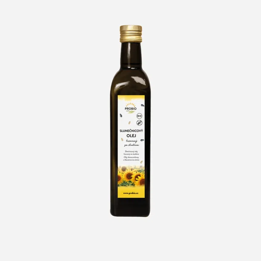 Slunečnicový olej lisovaný za studena