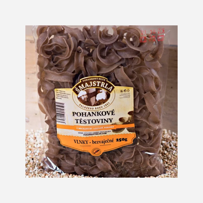 Šmajstrla Pohankové těstoviny vlnky