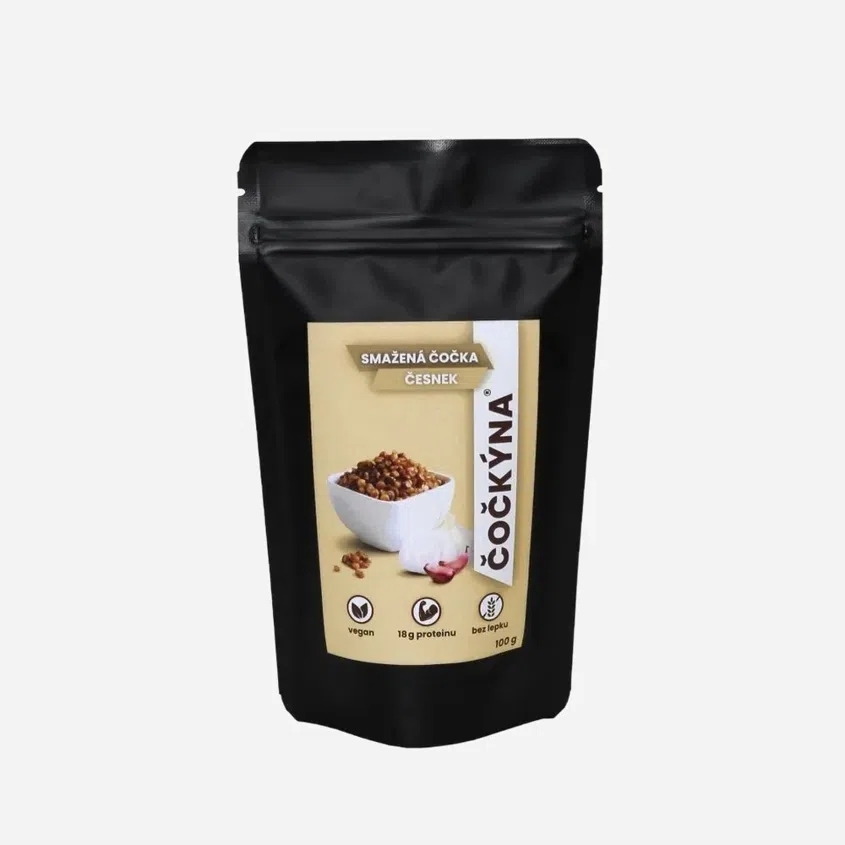 Smažená čočka česnek