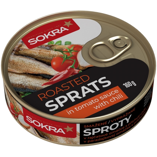 Smažené šproty v rajčatové omáčce s chilli
