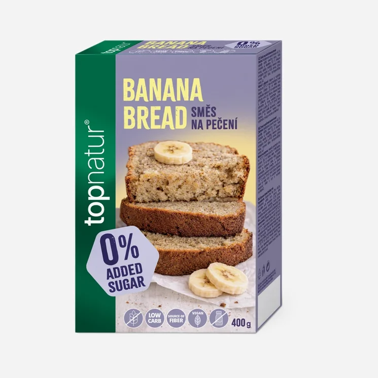 Směs na banana bread bez přidaného cukru