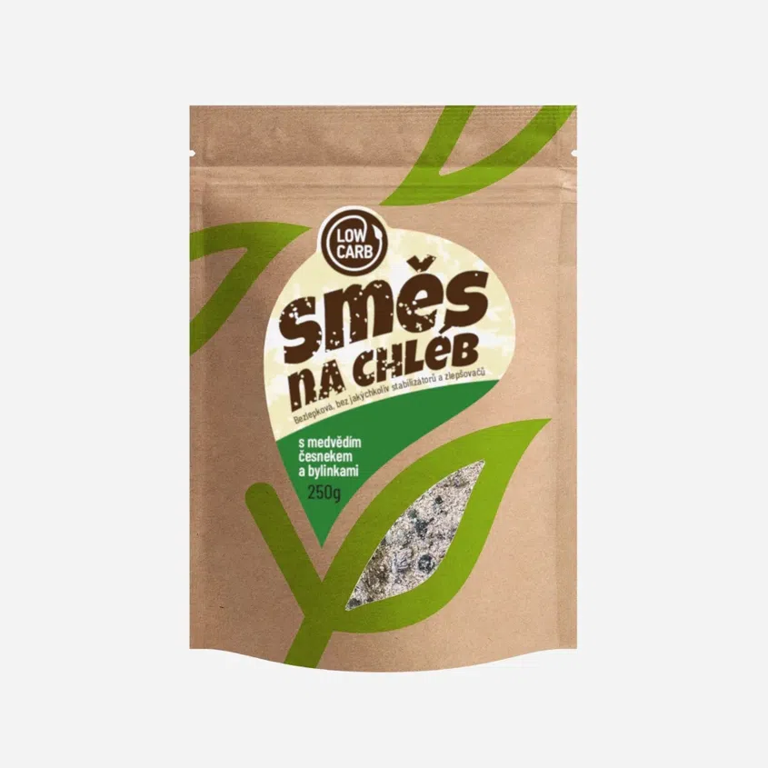 Směs na chléb se medvědím česnekem a bylinkami Low carb