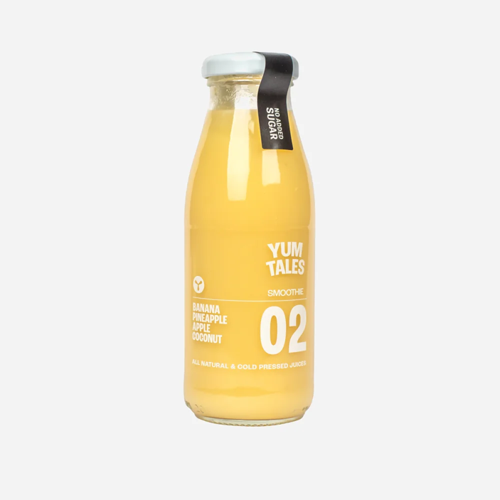 Smoothie banán, ananas a kokos