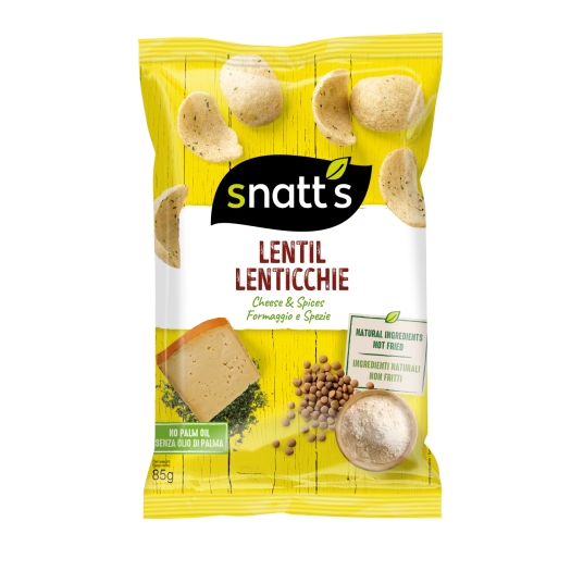 Snack čočkový chips sýr a bylinky