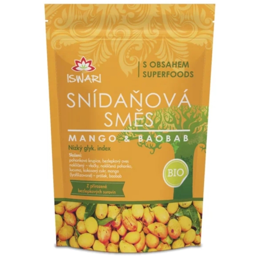 Snídaňová směs mango a baobab  BIO
