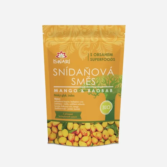 Snídaňová směs mango a baobab  BIO