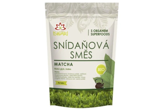 Snídaňová směs matcha BIO