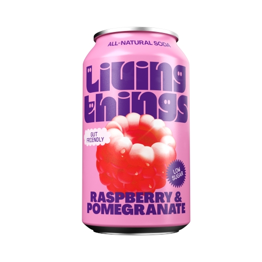 Soda malina a granátové jablko