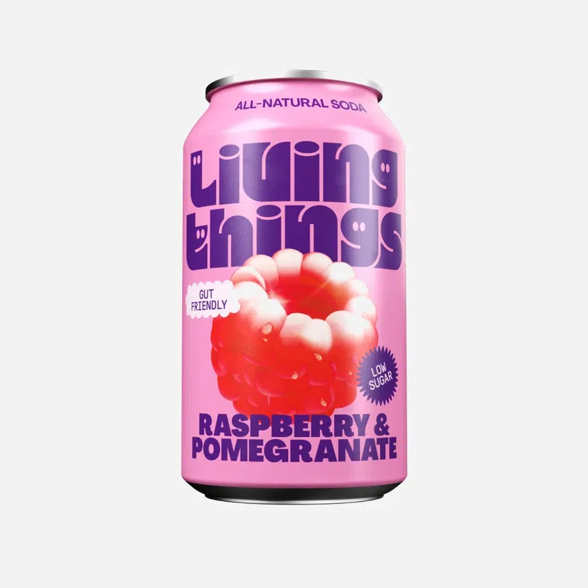 Soda malina a granátové jablko