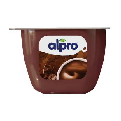 Sójový dezert s příchutí tmavé čokolády