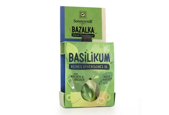 Sonnentor Bazalka bio éterický olej 4,5 ml - expirace