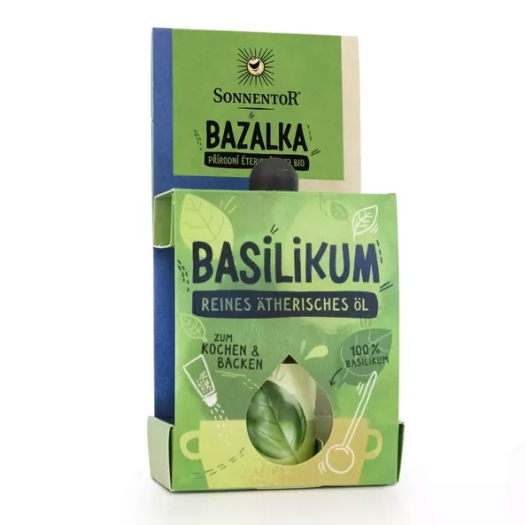 Sonnentor Bazalka bio éterický olej 4,5 ml - expirace