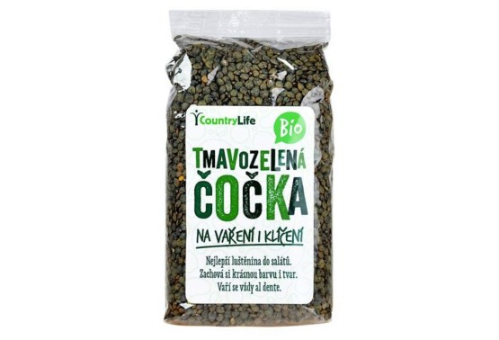 Šošovica tmavozelená BIO