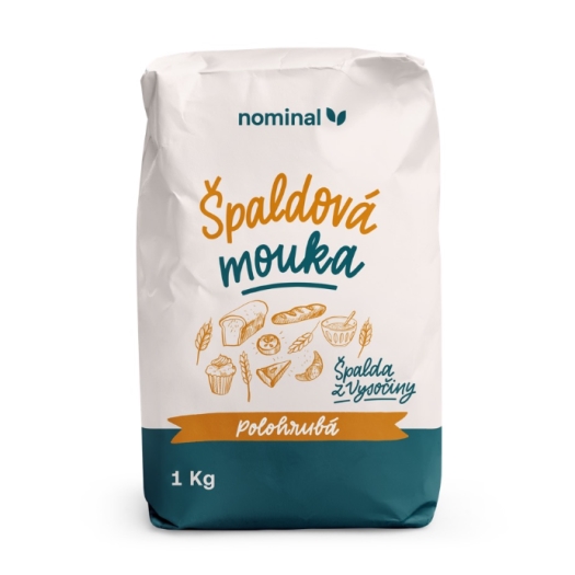 Špaldová mouka polohrubá