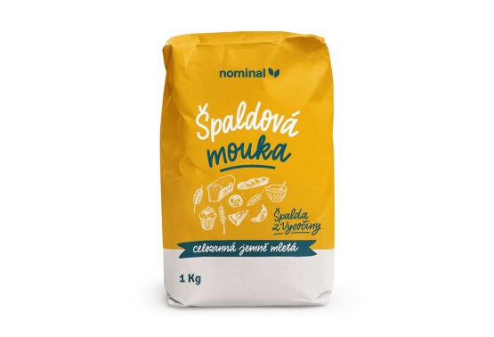Špaldová múka celozrnná jemne mletá
