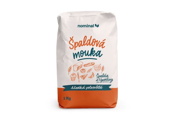 Špaldová múka hladká polosvetlá