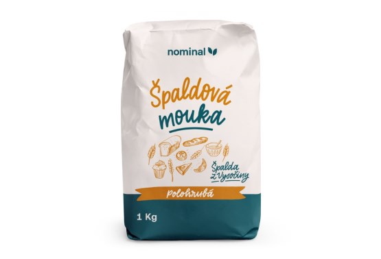 Špaldová múka polohrubá