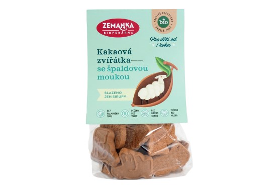 Špaldová zvířátka kakaová BIO