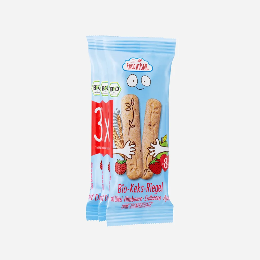 Špaldové maslové tyčinky s jahodami BIO