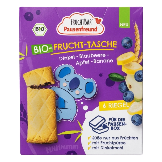 Špaldové taštičky jablko, borůvky a banán BIO