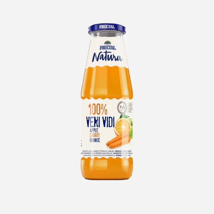 Šťáva mrkev, pomeranč a jablko 12 x 700  ml