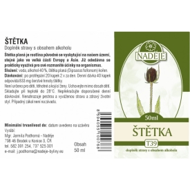 Štětka tinktura z byliny