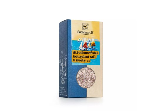 Stredomorská čarovná soľ s kvetmi bio
