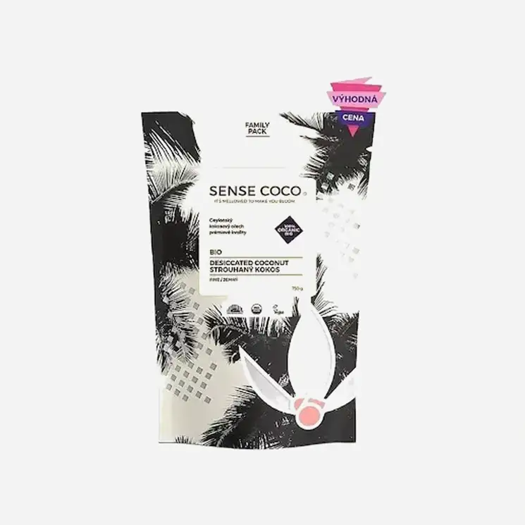 Strouhaný kokos jemný BIO 6 x 750 g
