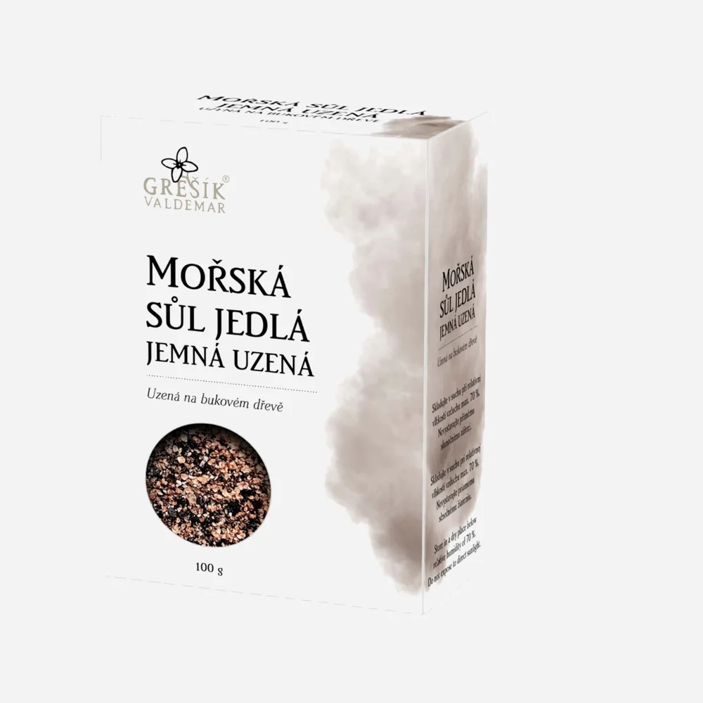 Sůl Mořská jedlá jemná uzená