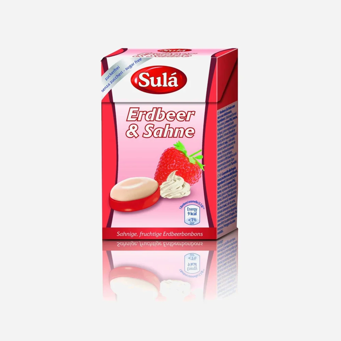 Šula Cukríky bez cukru jahoda a smotana