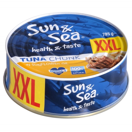 Sun&Sea Tuňák kousky ve slunečnicovém oleji XXL