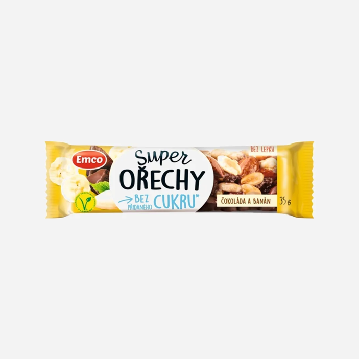 Super ořechy čokoláda a banán