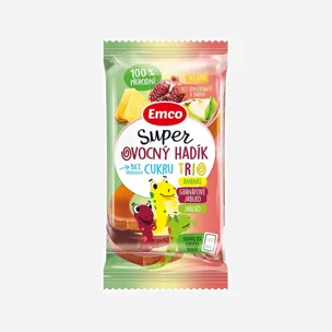 Super ovocný hadík Trio ananas, granátové jablko a jablko