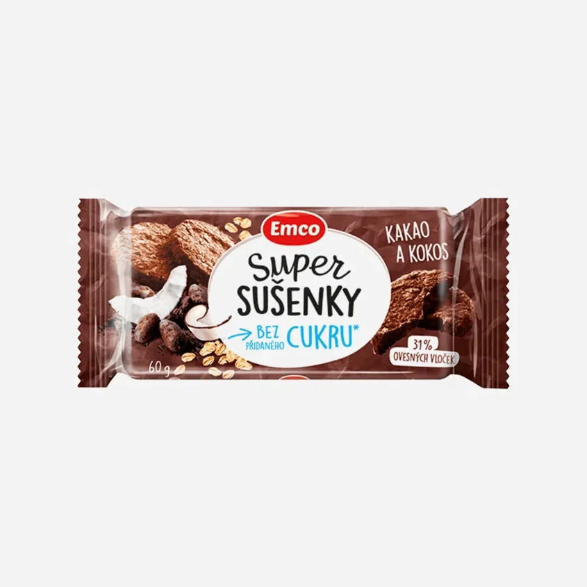 Super sušenky kakao a kokos