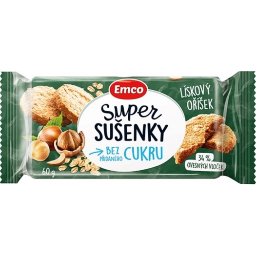Super sušenky lískový oříšek