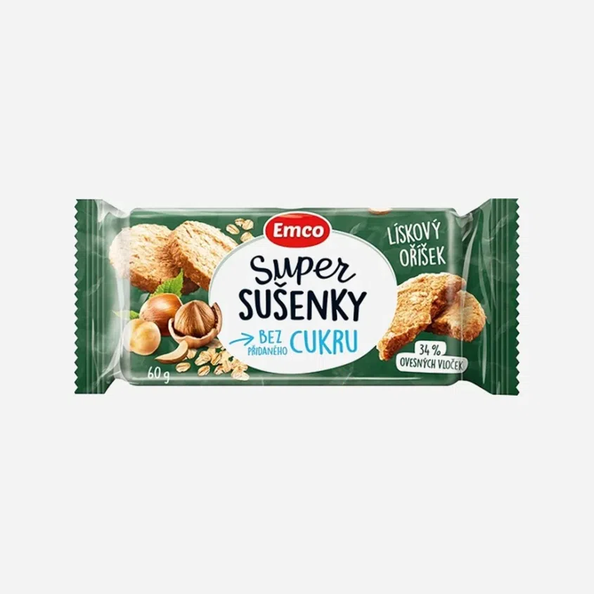 Super sušenky lískový oříšek