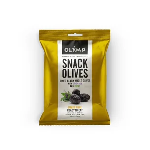 Sušené černé olivy s levandulí a bylinkami